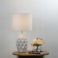 Oriel Lighting-HELGE  Complete Ceramic Table Lamp